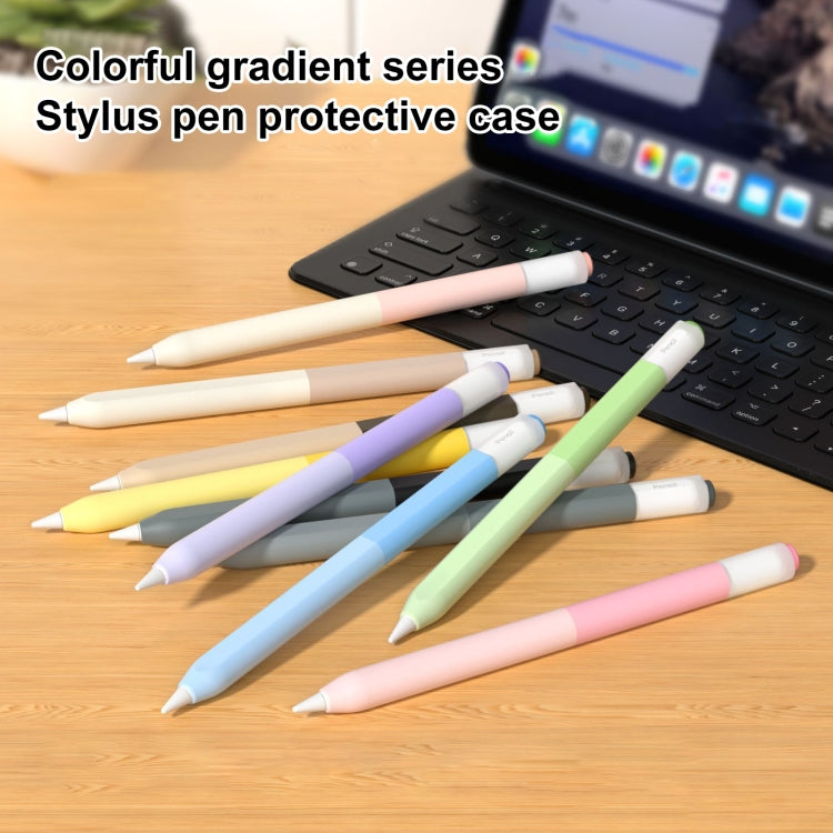 For Apple Pencil USB-C Gradient Silicone Stylus Protective Case(Purple) - Pencil Accessories by PMC Jewellery | Online Shopping South Africa | PMC Jewellery | Buy Now Pay Later Mobicred