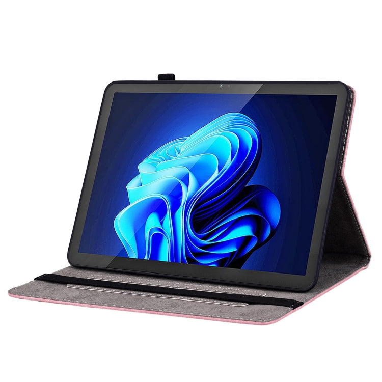 For itel Pad One 10.1 Butterfly Rose Embossed Leather Tablet Case(Pink) - free shipping - PMC TechLife - Order now!