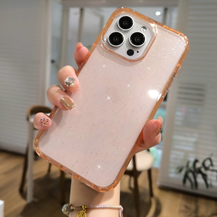 For iPhone 16 Plus Glitter Powder TPU Hybrid PC Phone Case(Black) - free shipping - PMC TechLife - Order now!