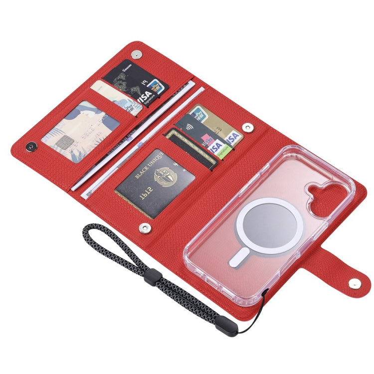 For iPhone 14 Pro ViLi GHA-C Series RFID MagSafe Magnetic Flip Leather Phone Case(Red) - free shipping - PMC Jewellery - Order now!