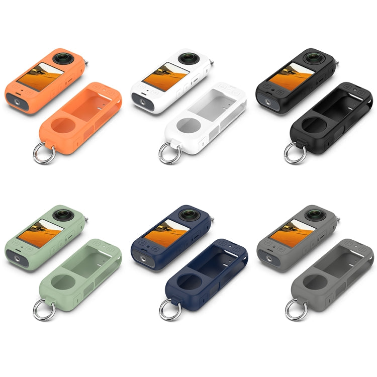 For Insta 360 X4 Portable Silicone Protective Case(Orange) - Case & Bags by PMC TechLife | Online Shopping South Africa | PMC TechLife | Buy Now Pay Later Mobicred