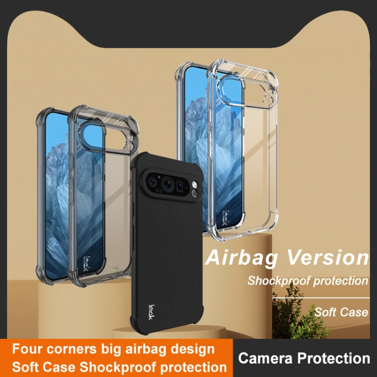 For Google Pixel 9 Pro XL imak Shockproof Airbag TPU Phone Case(Transparent) - Google Cases by imak | Online Shopping South Africa | PMC TechLife | Buy Now Pay Later Mobicred