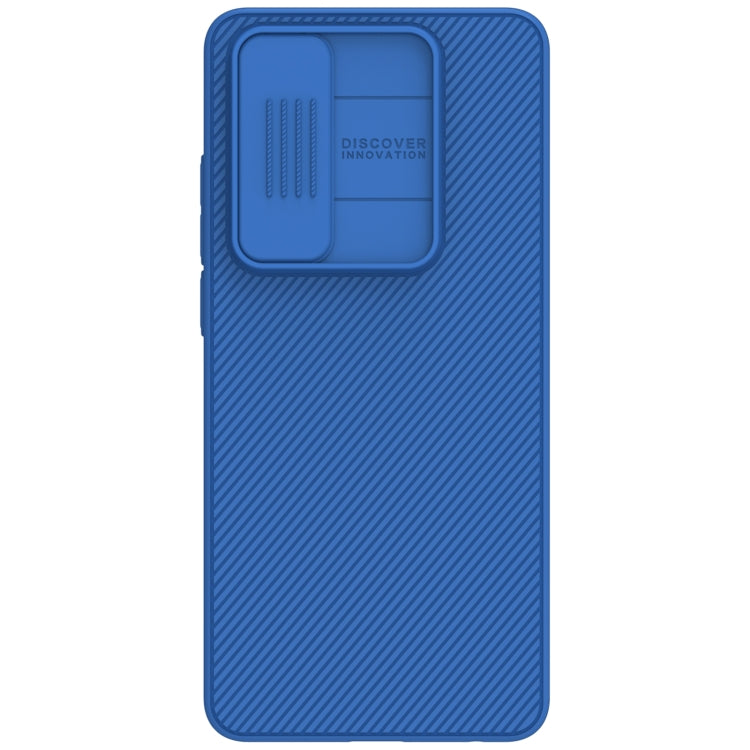 For OnePlus Nord CE4 Lite / OPPO K12x NILLKIN Black Mirror Series Camshield PC Phone Case(Blue) - OnePlus Cases by NILLKIN | Online Shopping South Africa | PMC Jewellery | Buy Now Pay Later Mobicred