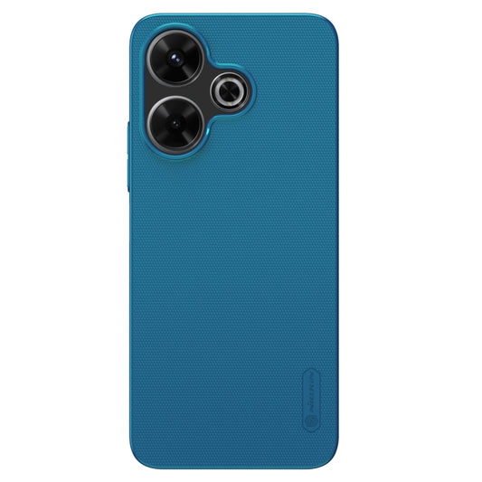 For Xiaomi Poco M6 4G NILLKIN Frosted PC Phone Case(Blue) - Xiaomi Cases by NILLKIN | Online Shopping South Africa | PMC Jewellery | Buy Now Pay Later Mobicred