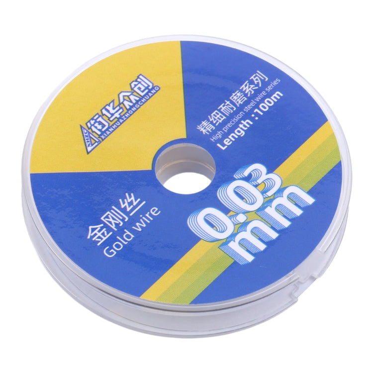 0.03mm x 100m Curved LCD Screen Separation Diamond Wire - free shipping - PMC Jewellery - Order now!