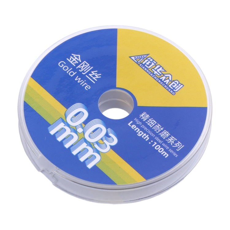 0.03mm x 100m Curved LCD Screen Separation Diamond Wire - free shipping - PMC Jewellery - Order now!