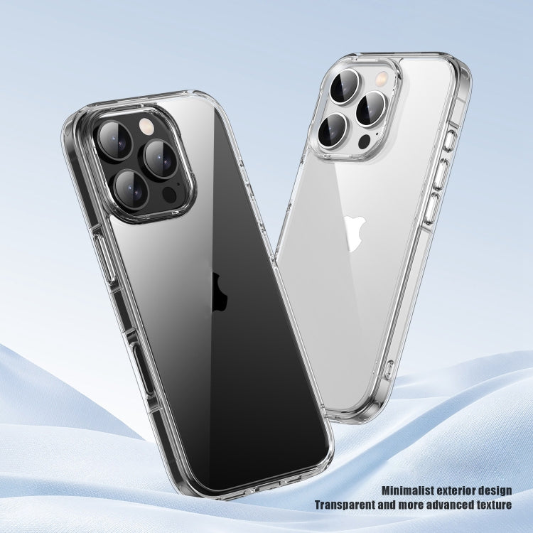 For iPhone 16 Pro Max PC Hybrid TPU Full Coverage Shockproof Phone Case(Transparent) - iPhone 16 Pro Max Cases by PMC TechLife | Online Shopping South Africa | PMC TechLife | Buy Now Pay Later Mobicred