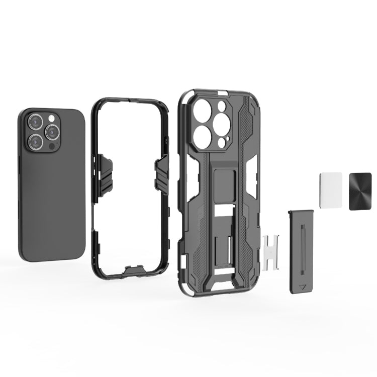 For iPhone 16 Pro Supersonic PC + TPU Holder Phone Case(Green) - iPhone 16 Pro Cases by PMC TechLife | Online Shopping South Africa | PMC TechLife | Buy Now Pay Later Mobicred