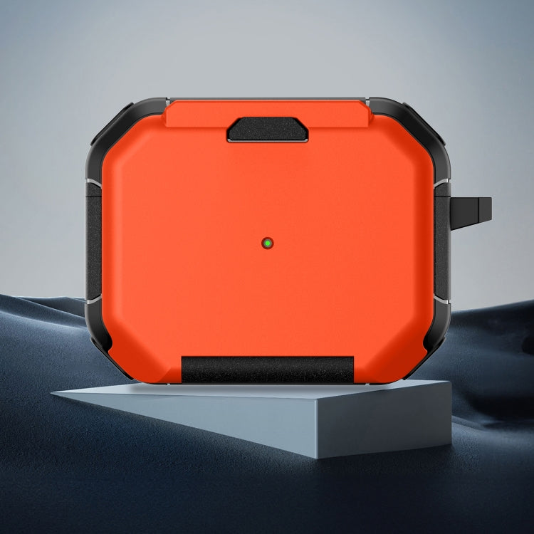 For AirPods Pro Phone Holder Design Earbuds Box Protective Case(Orange) - For AirPods Pro by PMC Jewellery | Online Shopping South Africa | PMC Jewellery | Buy Now Pay Later Mobicred