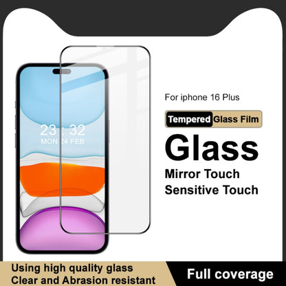 For iPhone 16 Plus imak 9H Surface Hardness Full Screen Tempered Glass Film Pro+ Series - iPhone 16 Plus Tempered Glass by imak | Online Shopping South Africa | PMC Jewellery | Buy Now Pay Later Mobicred