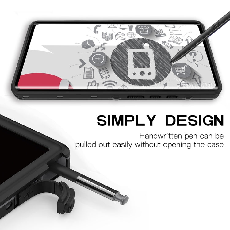 For Samsung Galaxy Note20 5G RedPepper Shockproof Scratchproof Dust-proof PC + TPU Protective Case(Blue) - Galaxy Note20 Cases by RedPepper | Online Shopping South Africa | PMc TechLife | Buy Now Pay Later Mobicred