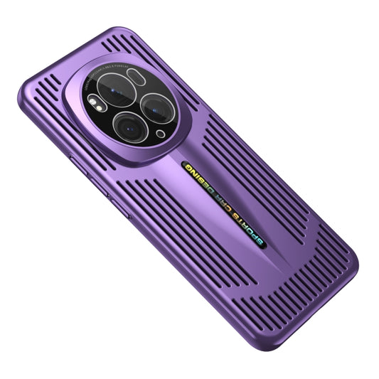 For Honor Magic6 Pro Blade Cooling PC Full Coverage Phone Case(Dark Purple) - Honor Cases by PMC Jewellery | Online Shopping South Africa | PMC Jewellery | Buy Now Pay Later Mobicred