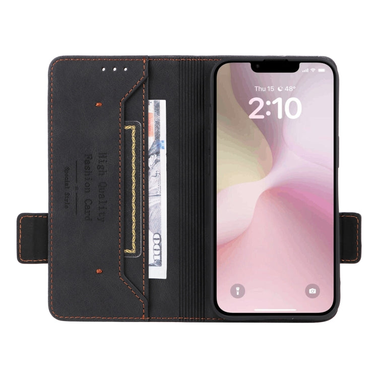 For iPhone SE 2024 Magnetic Clasp Leather Phone Case(Black) - free shipping - PMC TechLife - Order now!