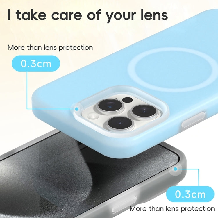 For iPhone 16 Plus Jelly Liquid Silicone MagSafe Magnetic Phone Case(Orange) - iPhone 16 Plus Cases by PMC TechLife | Online Shopping South Africa | PMC TechLife | Buy Now Pay Later Mobicred