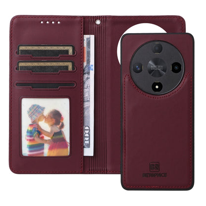 For Honor Magic6 Lite 5G BETOPNICE BN-005 2 in 1 Detachable Imitate Genuine Leather Phone Case(Wine Red) - Honor Cases by BETOPNICE | Online Shopping South Africa | PMC Jewellery | Buy Now Pay Later Mobicred