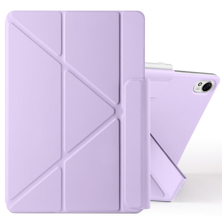 For Huawei MatePad 11.5 / 11.5S Fixed Buckle Magnetic Deformation Leather Tablet Case(Purple) - Huawei by PMC TechLife | Online Shopping South Africa | PMC TechLife | Buy Now Pay Later Mobicred