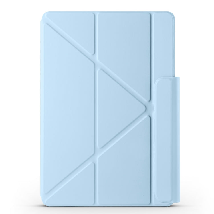For Huawei MatePad Air 11.5 2023 Fixed Buckle Magnetic Deformation Leather Tablet Case(Ice Blue) - Huawei by PMC TechLife | Online Shopping South Africa | PMC TechLife | Buy Now Pay Later Mobicred