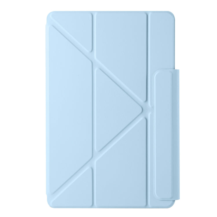 For Huawei MatePad 11 2021 Fixed Buckle Magnetic Deformation Leather Tablet Case(Ice Blue) - free shipping - PMC TechLife - Order now!