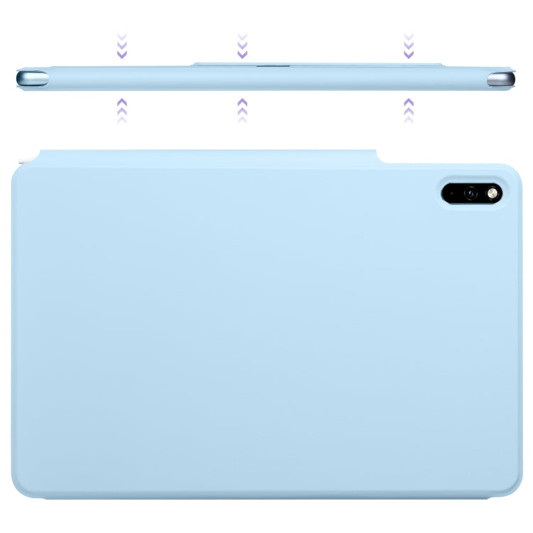 For Huawei MatePad 11 2021 Fixed Buckle Magnetic Deformation Leather Tablet Case(Ice Blue) - free shipping - PMC TechLife - Order now!