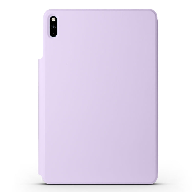 For Huawei MatePad 11 2021 Fixed Buckle Magnetic Deformation Leather Tablet Case(Purple) - Huawei by PMC TechLife | Online Shopping South Africa | PMC TechLife | Buy Now Pay Later Mobicred