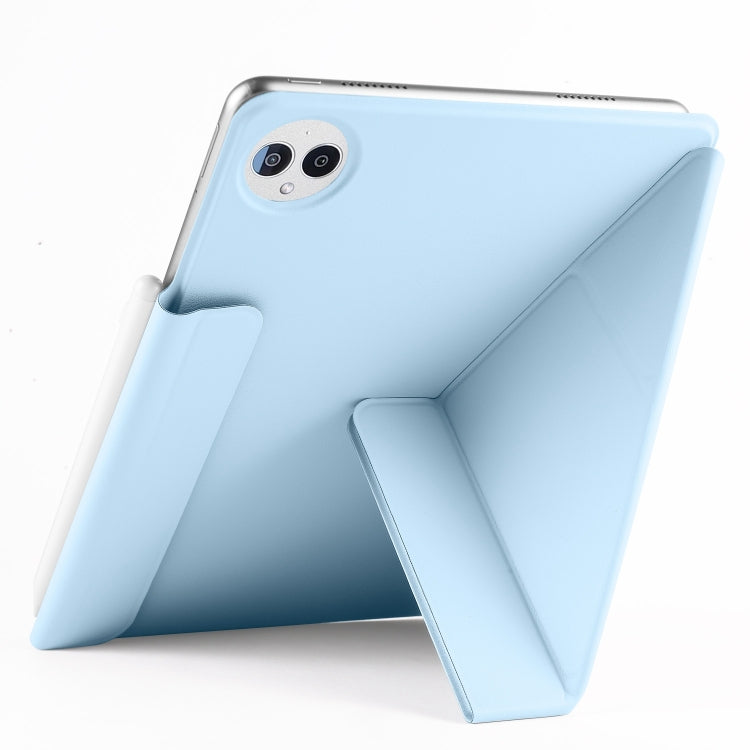 For Huawei MatePad Pro 13.2 2023 Fixed Buckle Magnetic Deformation Leather Tablet Case(Ice Blue) - Huawei by PMC TechLife | Online Shopping South Africa | PMC TechLife | Buy Now Pay Later Mobicred