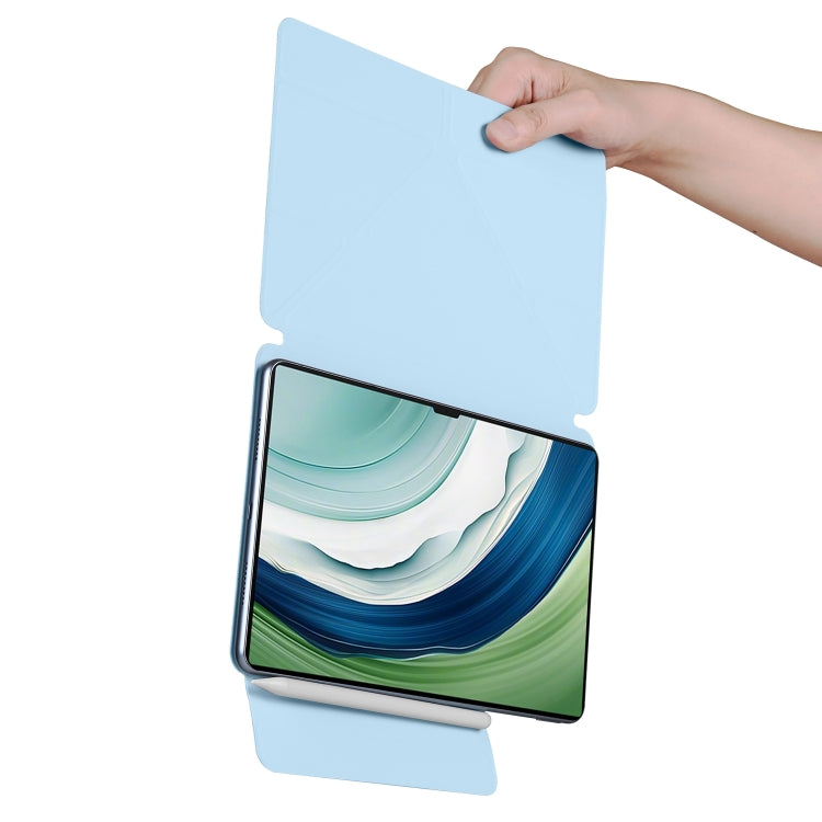 For Huawei MatePad Pro 13.2 2023 Fixed Buckle Magnetic Deformation Leather Tablet Case(Ice Blue) - Huawei by PMC TechLife | Online Shopping South Africa | PMC TechLife | Buy Now Pay Later Mobicred