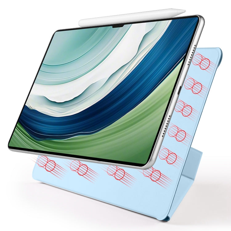 For Huawei MatePad Pro 13.2 2023 Fixed Buckle Magnetic Deformation Leather Tablet Case(Ice Blue) - Huawei by PMC TechLife | Online Shopping South Africa | PMC TechLife | Buy Now Pay Later Mobicred