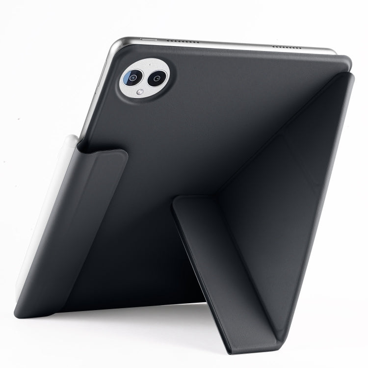 For Huawei MatePad Pro 13.2 2023 Fixed Buckle Magnetic Deformation Leather Tablet Case(Black) - Huawei by PMC TechLife | Online Shopping South Africa | PMC TechLife | Buy Now Pay Later Mobicred