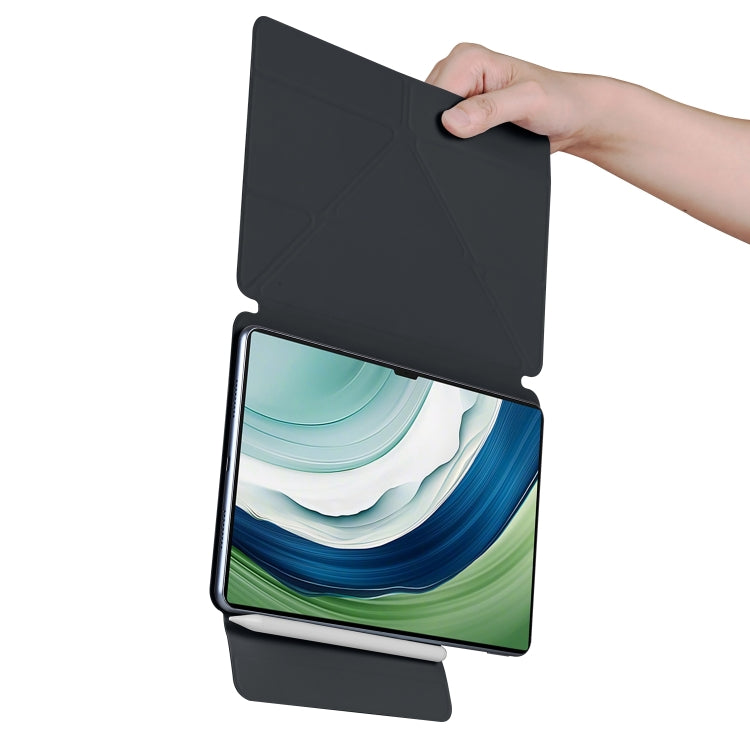 For Huawei MatePad Pro 13.2 2023 Fixed Buckle Magnetic Deformation Leather Tablet Case(Black) - Huawei by PMC TechLife | Online Shopping South Africa | PMC TechLife | Buy Now Pay Later Mobicred