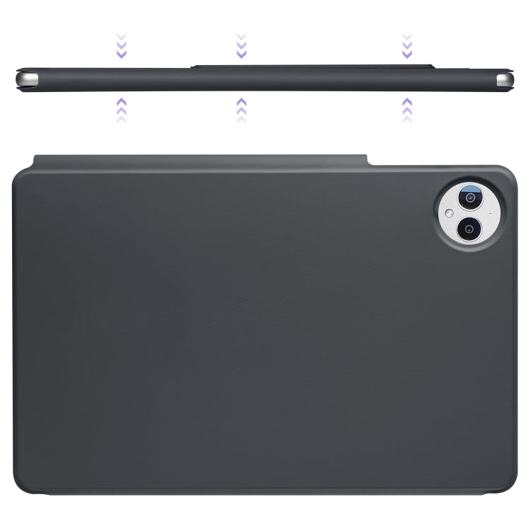 For Huawei MatePad Pro 12.2 2024 Fixed Buckle Magnetic Deformation Leather Tablet Case(Black) - Huawei by PMC TechLife | Online Shopping South Africa | PMC TechLife | Buy Now Pay Later Mobicred