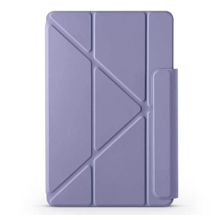 For Huawei MatePad Pro 12.2 2024 Fixed Buckle Magnetic Deformation Leather Tablet Case(Lavender Purple) - Huawei by PMC TechLife | Online Shopping South Africa | PMC TechLife | Buy Now Pay Later Mobicred