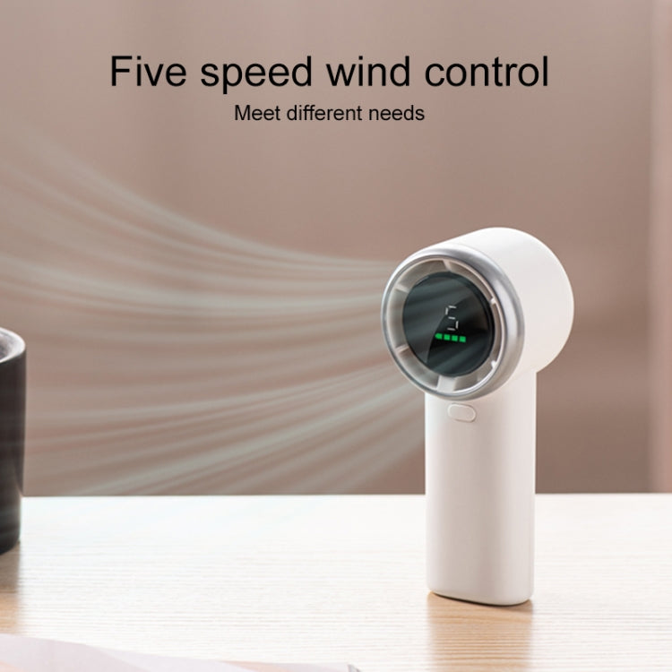 N603 HD Digital Display Handheld Turbine Fan(Green) - Electric Fans by PMC TechLife | Online Shopping South Africa | PMC TechLife | Buy Now Pay Later Mobicred