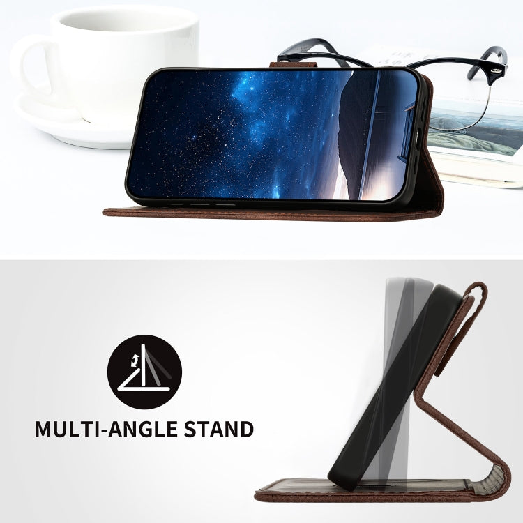 For Google Pixel 9 / 9 Pro YX0080 Grid Butterfly Embossed Pattern Flip Leather Phone Case with Lanyard(Coffee) - Google Cases by PMC TechLife | Online Shopping South Africa | PMC TechLife | Buy Now Pay Later Mobicred