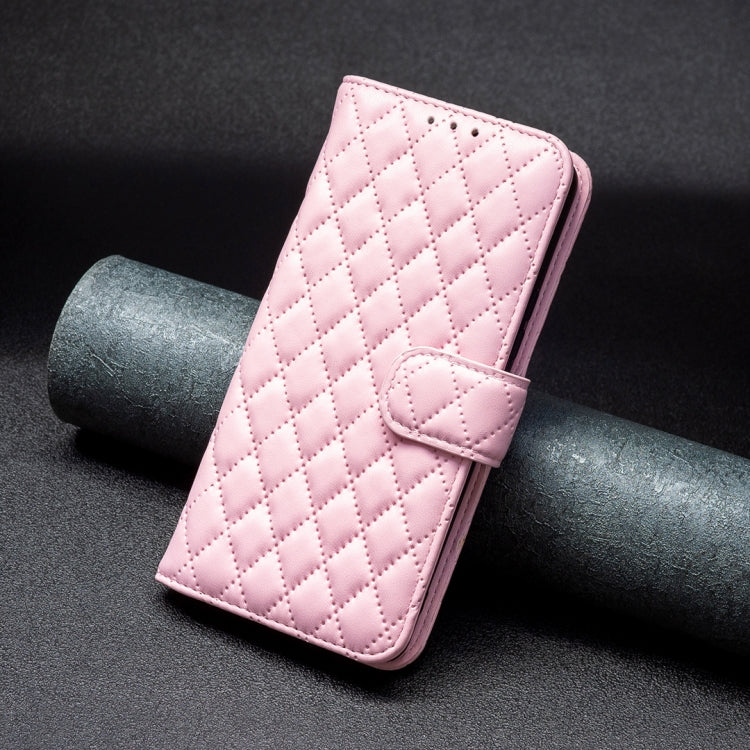 For Redmi K70 Ultra Diamond Lattice Wallet Flip Leather Phone Case(Pink) - Xiaomi Cases by PMC Jewellery | Online Shopping South Africa | PMC Jewellery | Buy Now Pay Later Mobicred