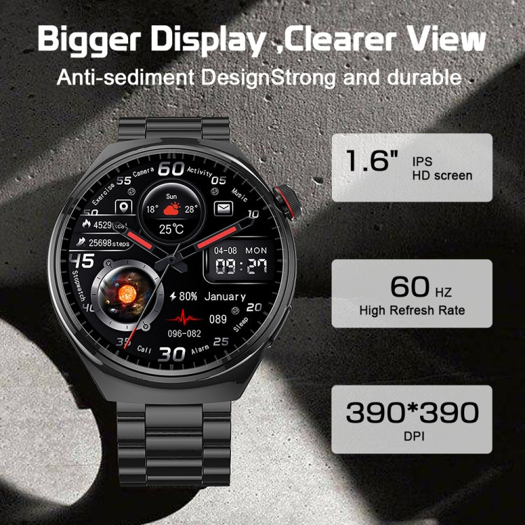 LEMFO LF38 1.6 inch IPS Screen Silicone Strap Smart Watch Supports Blood Oxygen Monitoring(Black) - Smart Watches by LEMFO | Online Shopping South Africa | PMC Jewellery | Buy Now Pay Later Mobicred