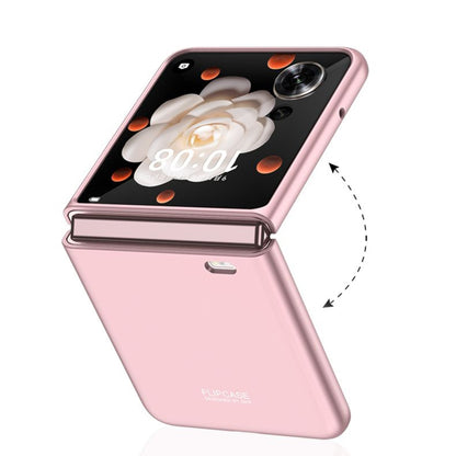 For Honor Magic V Flip GKK Ultra-thin Full Coverage Phone Case(Pink) - Honor Cases by GKK | Online Shopping South Africa | PMC Jewellery | Buy Now Pay Later Mobicred