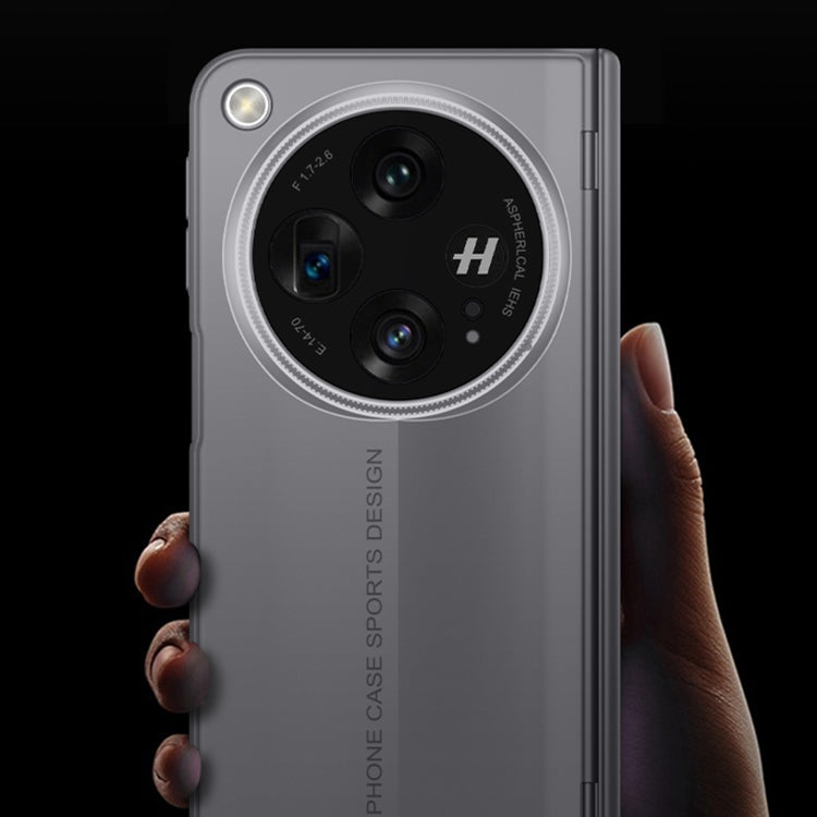 For OPPO Find N3 GKK Integrated Magnetic Blade Ultra-thin Full Coverage Phone Case(Black) - OPPO Cases by GKK | Online Shopping South Africa | PMC Jewellery | Buy Now Pay Later Mobicred