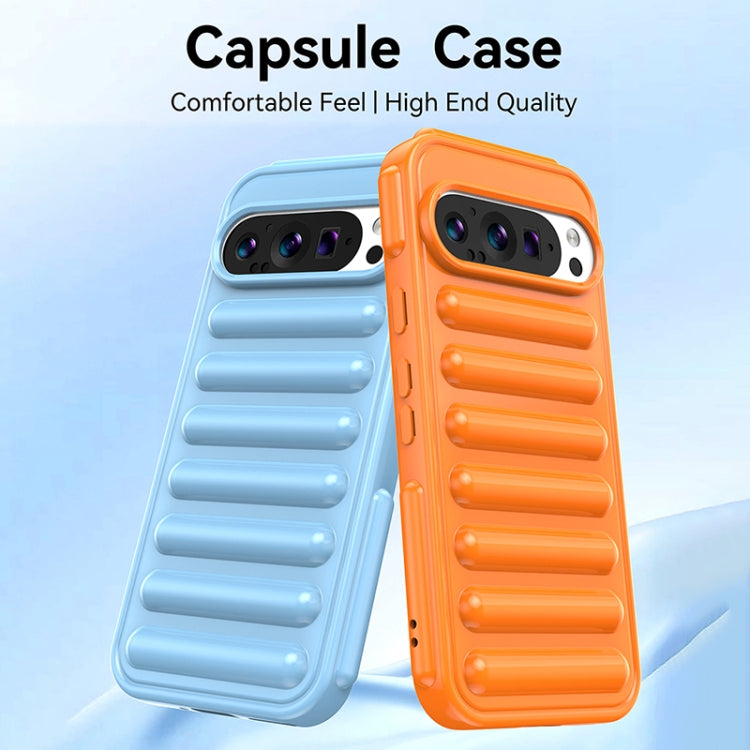 For Google Pixel 9 Capsule Series Candy Color TPU Phone Case(Blue) - Google Cases by PMC Jewellery | Online Shopping South Africa | PMC Jewellery | Buy Now Pay Later Mobicred