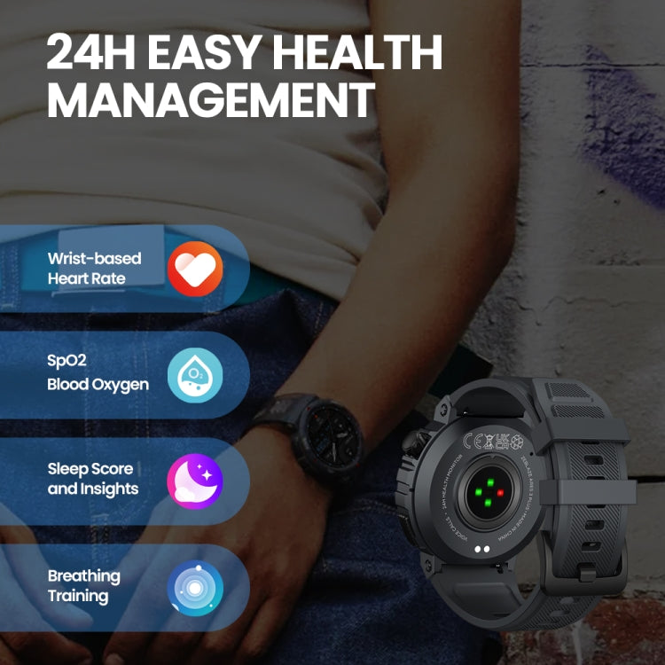 Zeblaze Ares 3 Plus 1.43 inch Fitness & Wellness Smart Watch Supports 24H Health Monitoring(Flame Red) - Smart Watches by Zeblaze | Online Shopping South Africa | PMC Jewellery | Buy Now Pay Later Mobicred