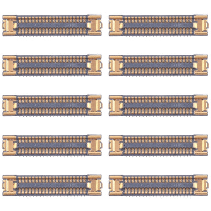 For Samsung Galaxy S21 FE 5G SM-G990B 10pcs Motherboard LCD Display FPC Connector - Galaxy S Series Parts by PMC Jewellery | Online Shopping South Africa | PMC Jewellery | Buy Now Pay Later Mobicred