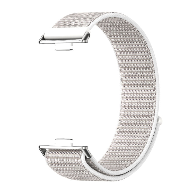 For Huawei Watch Fit3 MIJOBS Breathable Nylon Loop Watch Band(Sea Shell Silver) - free shipping - PMc TechLife - Order now!