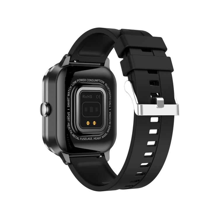 D8 Pro 2.01 inch 2 in 1 Bluetooth Earphone Silicone Strap Smart Watch, Support NFC with Cover(Black) - Smart Watches by PMC Jewellery | Online Shopping South Africa | PMC Jewellery | Buy Now Pay Later Mobicred