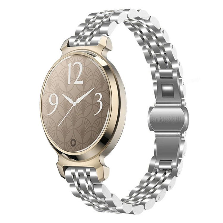For Garmin Lily 2 Seven-beads 14mm Stainless Steel Watch Band(Silver) - free shipping - PMc TechLife - Order now!