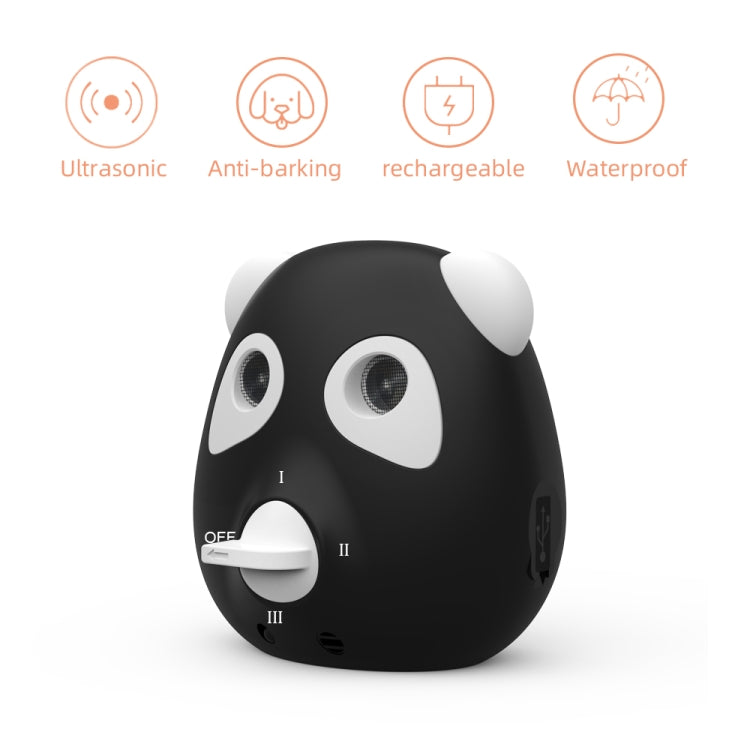 Outdoor Powerful Ultrasonic Bark Stopper Dog Training Device(Black) - Training Aids by PMC TechLife | Online Shopping South Africa | PMC TechLife | Buy Now Pay Later Mobicred
