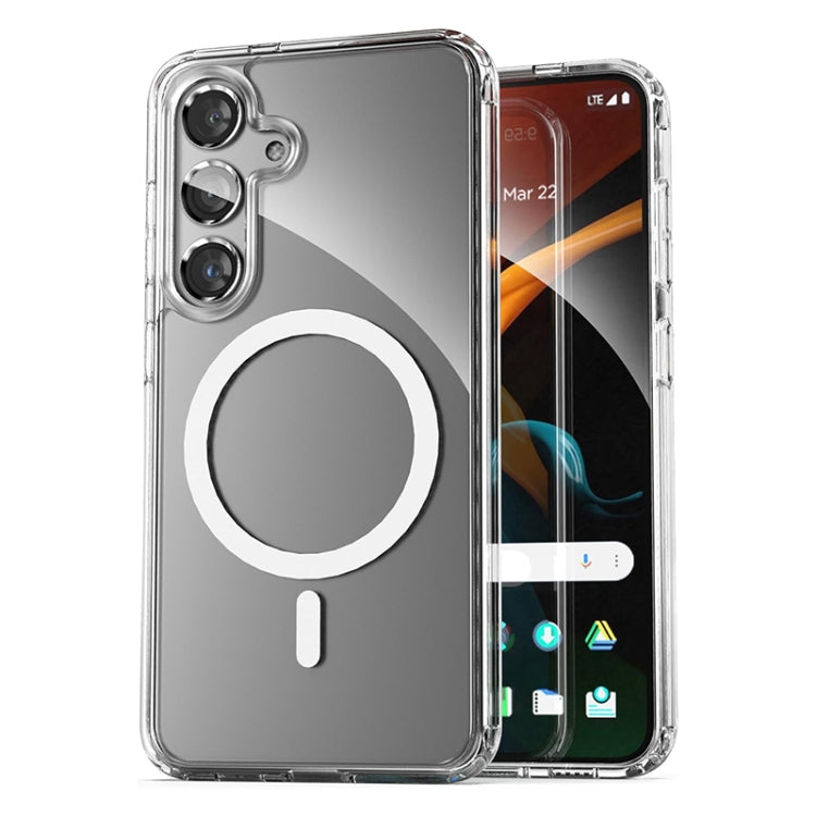 For Samsung Galaxy S24+ 5G ViLi MAG-C Series MagSafe Magnetic PC + TPU Phone Case(Transparent) - Galaxy S24+ 5G Cases by ViLi | Online Shopping South Africa | PMC Jewellery | Buy Now Pay Later Mobicred