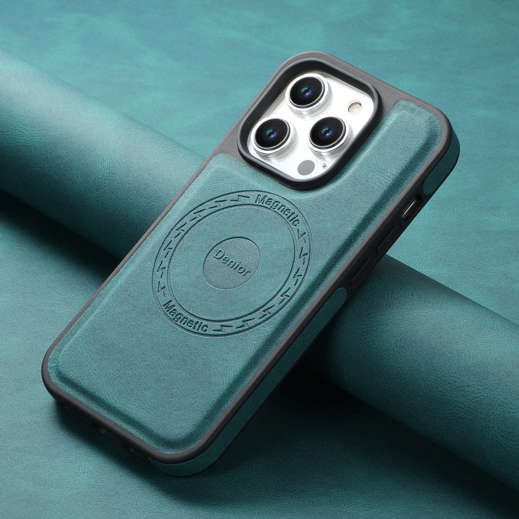 For iPhone 16 Denior A13 Skin Feel MagSafe Phone Case(Blue) - iPhone 16 Cases by Denior | Online Shopping South Africa | PMC Jewellery | Buy Now Pay Later Mobicred