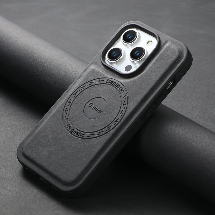 For iPhone 16 Plus Denior A13 Skin Feel MagSafe Phone Case(Black) - free shipping - PMC Jewellery - Order now!