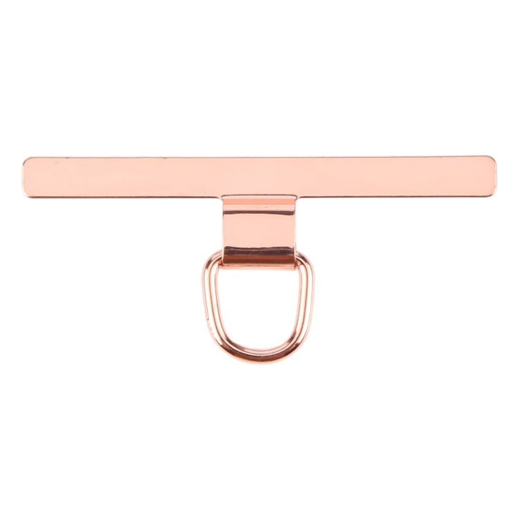 T-shape Metal Mobile Phone Lanyard Fixing Gasket(Rose Gold) - free shipping - PMc TechLife - Order now!