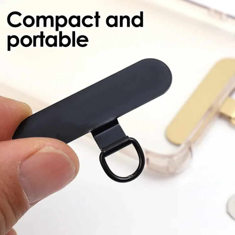 Oval Metal Mobile Phone Lanyard Fixing Gasket(Gold) - free shipping - PMc TechLife - Order now!