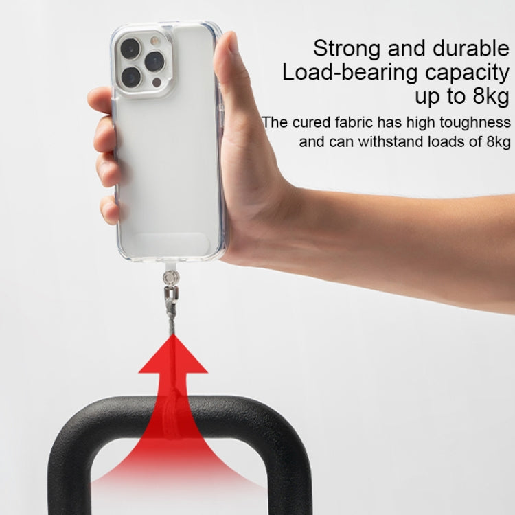 360 Degree Rotation Mobile Phone Lanyard Fixing Gasket(White) - Lanyards & Wrist Straps by PMc TechLife | Online Shopping South Africa | PMc TechLife | Buy Now Pay Later Mobicred